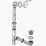 1 1/2 Foot Lok Waste Assembly