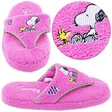Snoopy and Woodstock Thong Slippers for Women