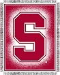 Stanford cardinals - College Focus 48x60 Triple Woven Jacquard Throw