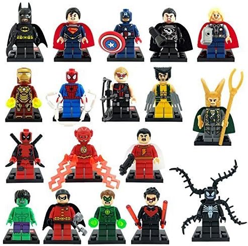 Size 4.5 cm. AvengersMinifigures 18pcs/lot Building Blocks Learning Package Without Original box