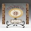 Highland Graphics- Vin Rouge ClearCut w/Metal Easel