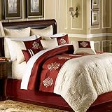 IMAGE OF Kennington Embroidered Oversize Queen 16 Piece Complete Bed Super Set
