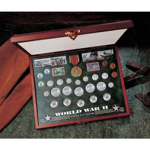 Comprehensive World War II Coin and Stamp Set-image