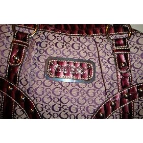 Guess Purse Handbag Network Purple