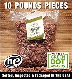 NaturOli Soap Nuts PIECES - 10 lbs. (~1600 Loads) Sapindus Mukorossi. 100% Chemical Free. Wild Harvested. Rated Best Eco-friendly Natural Laundry Detergent. Green Dot Award Winner! CLEARANCE. Limited Quantities.