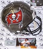 Mike Alstott Autographed/Hand Signed Tampa Bay Buccaneers Authentic Full Size Proline Football Helme