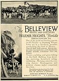 1923 Ad Belleview Hotel Belleair Heights Florida Golf John McE Bowman President - Original Print Ad
