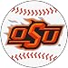 Fanmats Oklahoma State Cowboys Baseball-Shaped Mat