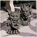 Mystical Gothic Dragon Gargoyle Home Garden Statue Sculpture Figurine - Set of 2