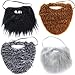 Tigerdoe Fake Beards for Adults Kids - Costume Accessories - Beard & Mustache - Fake Mustaches (4 Pack Costume Beards)
