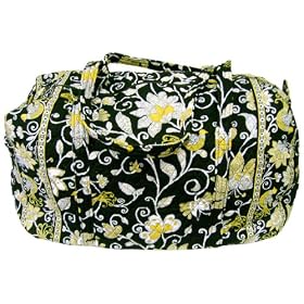 Vera Bradley Yellow Bird Large Duffle
