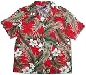 White Hibiscus Ladies Hawaiian Aloha Shirt