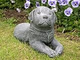 Eigenschaften Tiefes Kunsthandwerk GbR  / Steinfigur Tierfigur Hund liegend schiefergrau