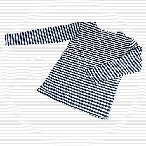 TELNYASHKA RUSSIAN NAVY STRIPED T'SHIRT