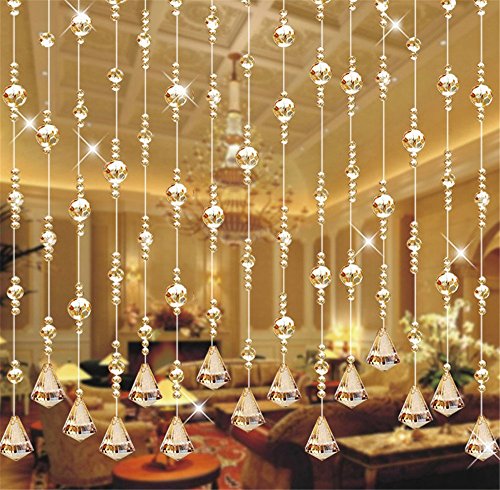 39" Faux Crystal Chandelier Wedding Bead Strand Party ...