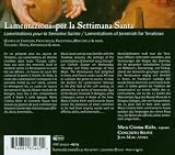 Lamentazioni per la Settimana Santa (Lamentations for Holy Week)