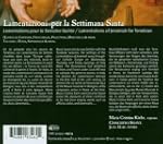 Lamentazioni Per La Settimana Santa