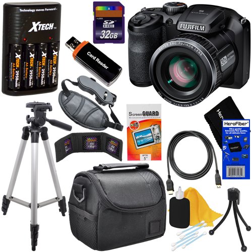 Fujifilm FinePix S4800 16.0 MP Digital Camera with 30x Optical Zoom