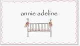 Pink Bassinet Children's Calling Card
