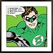 The Green Lantern - Framed Comic Art Print / Poster (Size: 16" x 16")