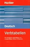 Produkt-Bild: Verbtabellen Deutsch als Fremdsprache: Die wichtigsten regelm&auml;&szlig;igen und unregelm&auml;&szlig;igen Verben im &Uuml;berblick