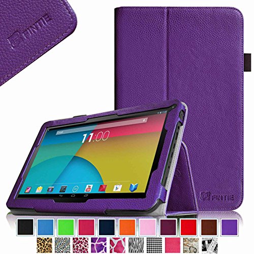 Fintie Dragon Touch A1X Plus / Dragon Touch A1X Plus II 10.1 Folio Case - Premium PU Leather Cover with Stylus Loop for Dragon Touch A1X Plus 2016 Edition / A1X Plus II / A1X / A1 10.1-Inch Android Tablet, Violet