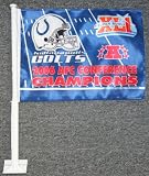 Indianapolis Colts 2006 NFL AFC Champions Car Flag Rico