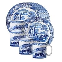 Spode Blue Italian 12-Piece Dinnerware Set