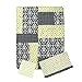 Trend Lab Waverly Rise and Shine Crib Bedding Set, Black/White, 3 Piece