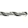 Cleveland 2002G Style High Speed Steel Jobbers' Drill Bit, Uncoated (Bright), Round Shank, 118 Degree Point