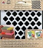 FOLKART Plaid 30930 Painting Stencil, Small, Casablanca