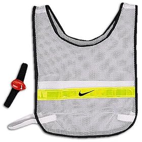 Nike Running Safety Set Reflective Vest w/Multi-Flash Light and Arm-Band
