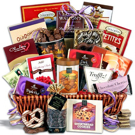Chocolate Gift Basket Deluxe - Sweet Decadence