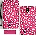 Samsung Galaxy Note 3 N9000 Premium Faux Leather Polka Anchor Infinity Love Wallet Case