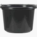 Miller Mfg. P8BLACK 8 Quart Poly Bucket