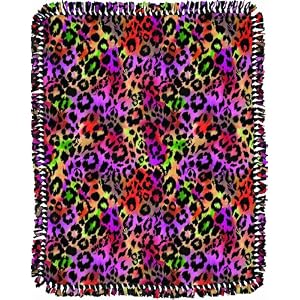 Daisy-Kingdom-No-Sew-Microfleece-Throw-Kit-Spots