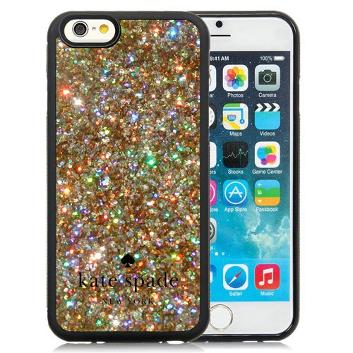 BEIWU iPhone 6 Case,Katespade 258 (2) Black Shell Case for iPhone 6S 4.7 Inch,TPU Cover