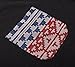 Beautiful Giant Men's Jacquard Pocket T-Shirt Crew-Neck Short Sleeve Tee Pocket Tee