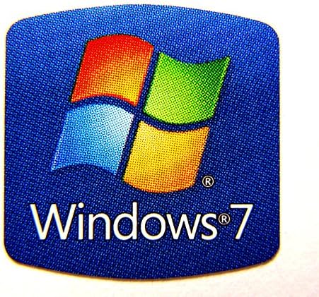Original Microsoft Windows 7 Sticker 18 x 18mm [196]