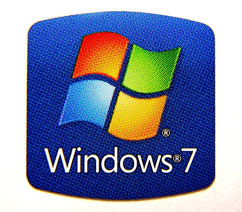 Original Microsoft Windows 7 Sticker 18 x 18mm [196]