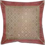ShalinCraft Throw Pillows Covers made in Silk Fabric 16x16 inches (bcbr268)