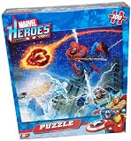 Marvel Heroes 100-Piece Jigsaw Puzzle with Fantastic Four, Spiderman, Storm and Silver Surfer