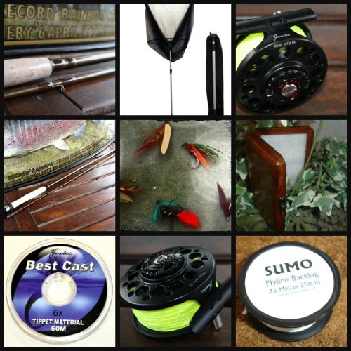 Beginners Starters Complete Trout Fly Fishing Kit Set Up 56 67 78 8ft