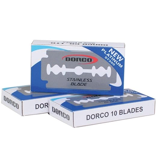 Dorco 100 Stainless Steel Razor Blades 10 Packs of 10 Blades ST300 eBay