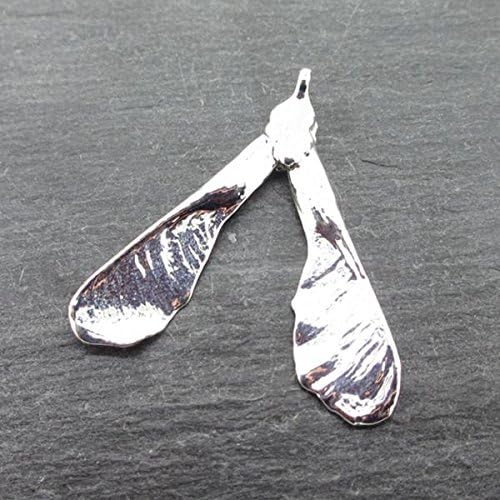 Two Skies, Silver Sycamore Seed Necklace (Medium)