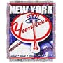 MLB New York Yankees 48-Inch-by-60-Inch Jacquard Acrylic Throw