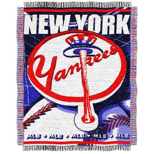 New York Yankees 48x60 Jacquard Acrylic Throw
