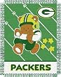 Green Bay Packers Woven Baby Blanket Throw - NFL Football Fan Shop Sports Team Merchandise