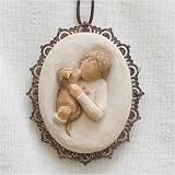 Kindness (boy) Metal Edged Ornament - 26240 by Willow Tree - Introduced in 2010