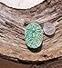 *Green Man* Mosaic Tile or Pendant - Handmade Kiln Fired Ceramic - Aqua